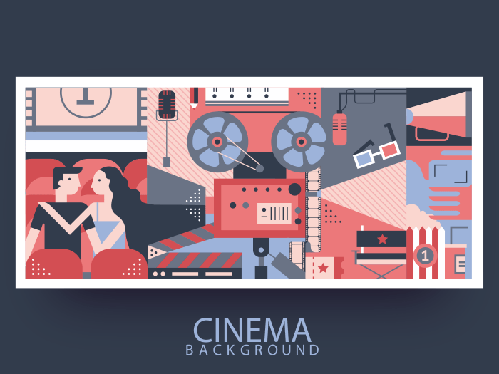 Cinema abstract background