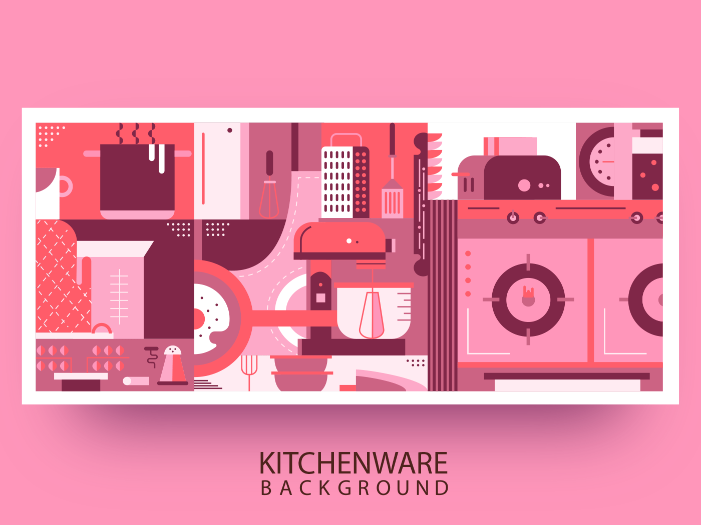 Kitchen abstract background