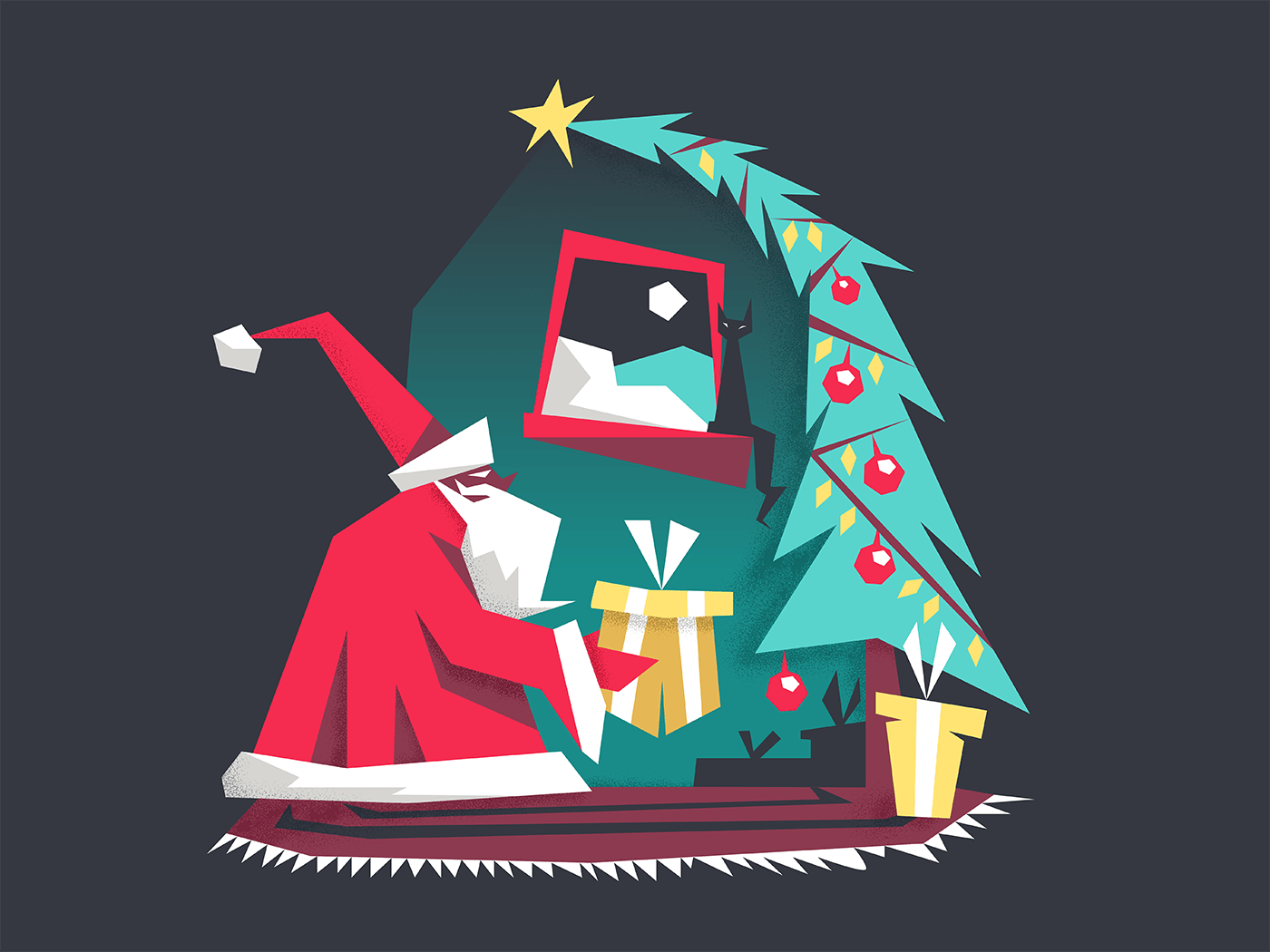 New Year holiday illustration
